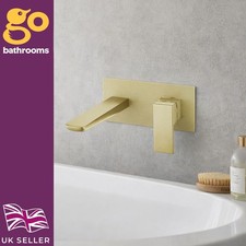 Brushed Gold Wall Mounted Bath