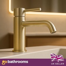 Gold Bathroom Sink Tap Single
