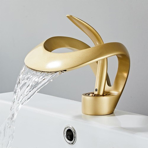 Waterfall bathroom faucet - bathroom,