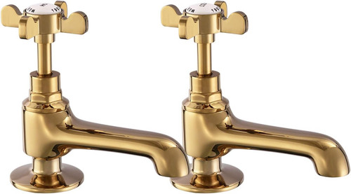 Basin pillar taps pair - basin,